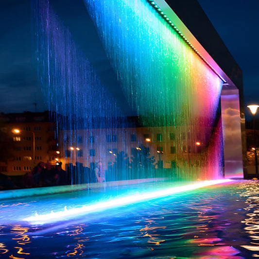 Low Voltage Waterproof Outdoor Recessed LED Wall Washer Lights RGB Dimmable DC24V 39.37''