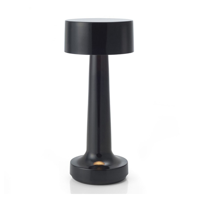 Black outdoor lamp on a white background