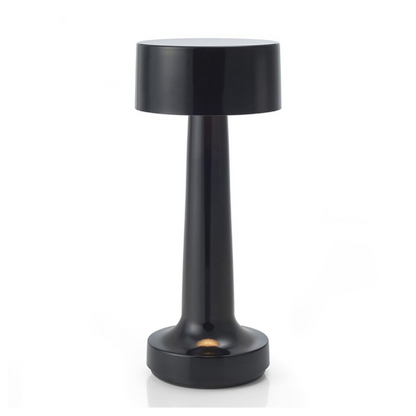 Black outdoor lamp on a white background