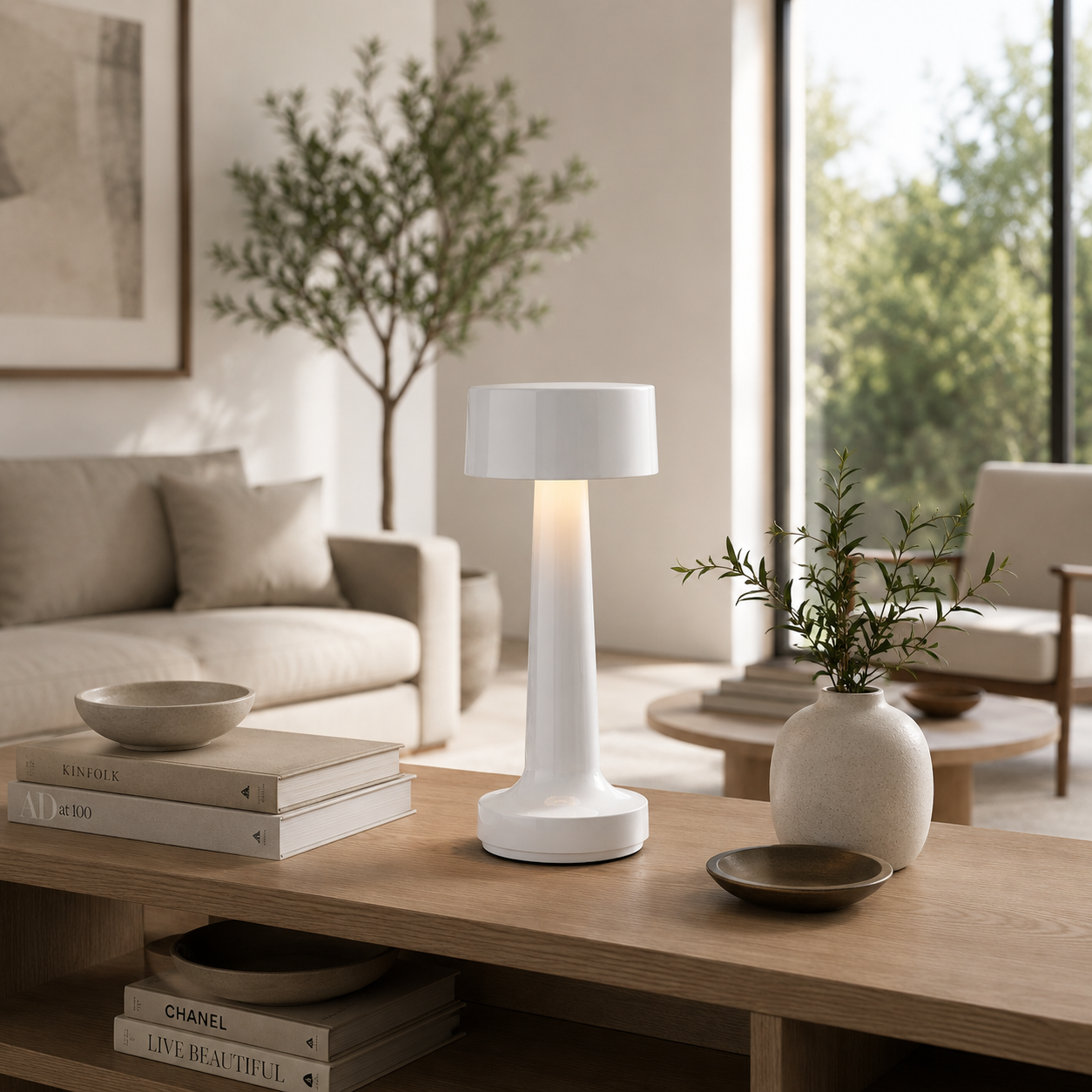 Vela Rechargeable Table Lamp
