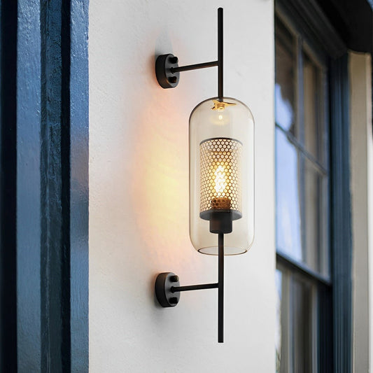 Vintage Luxury Industrial Glass Globe LED Wall Sconces