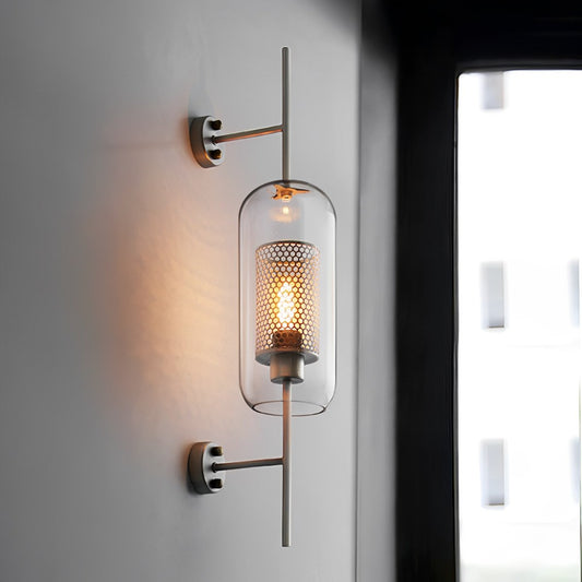 Vintage Luxury Industrial Glass Globe LED Wall Sconces
